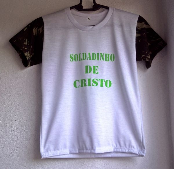 Camiseta soldadinho de Cristo